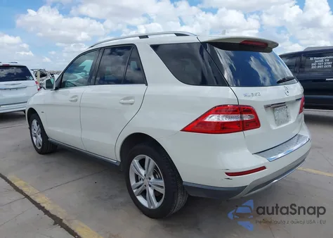 2012 Mercedes-Benz Ml 350 4Matic из США, поврежденный, VIN 4JGDA5HB9CA078384